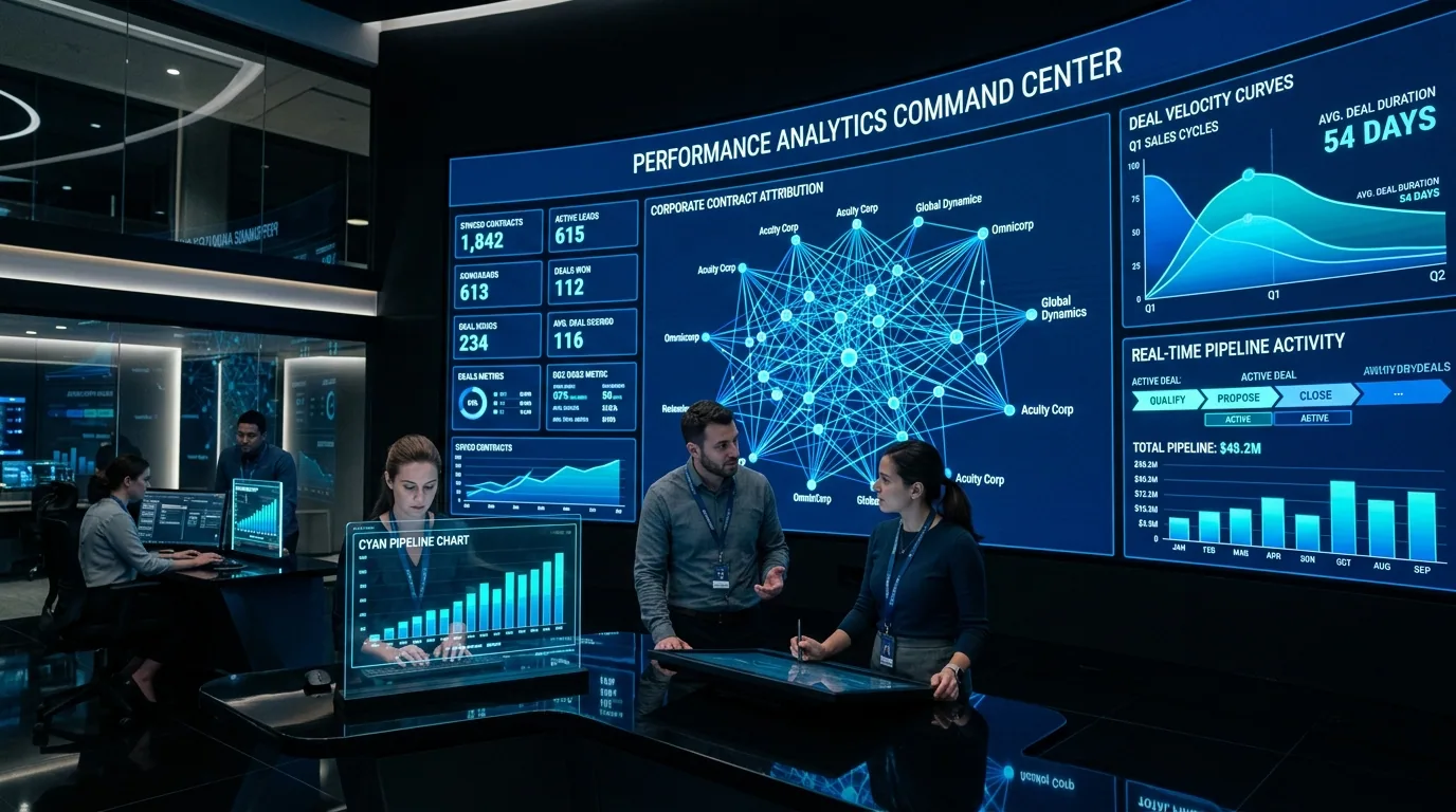 StepUp DigiWorld B2B Performance Analytics & Corporate Contract Attribution Command Center